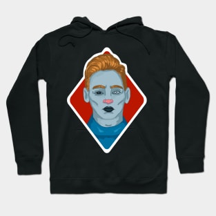 Sad male clown Hoodie